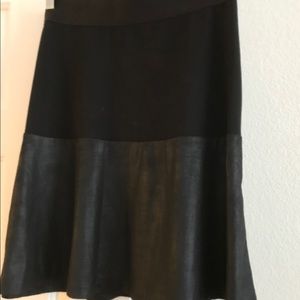 Beautiful black skirt waist 15 length 19